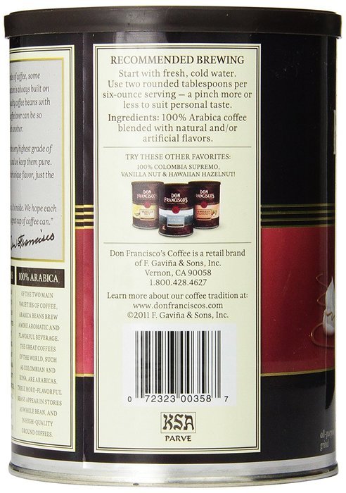 Don Francisco Coffee Caramel Creme Coffee, 12 Ounce