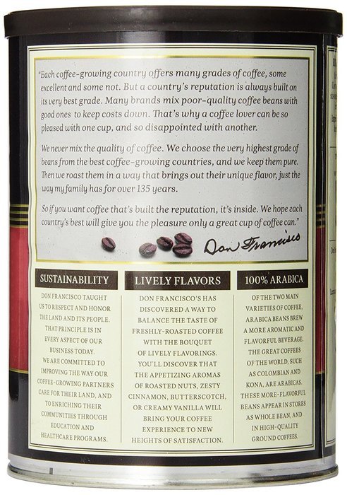 Don Francisco Coffee Caramel Creme Coffee, 12 Ounce N2