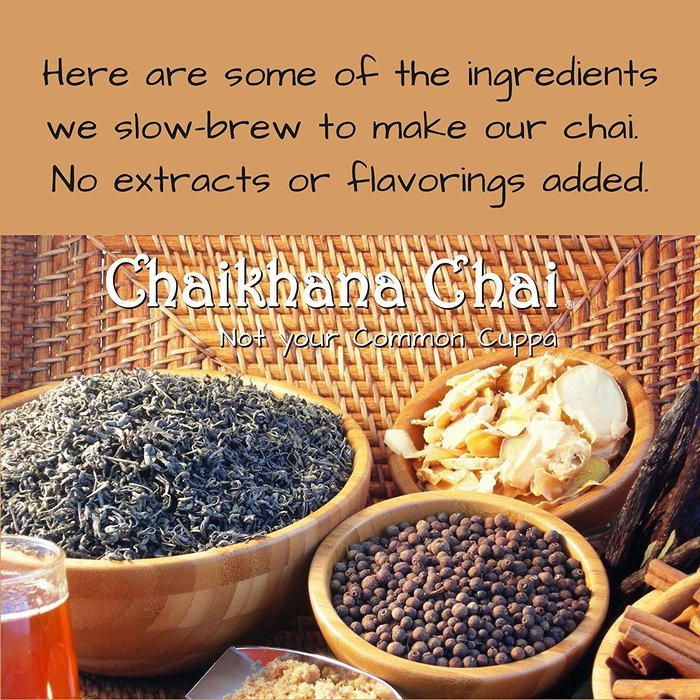 Organic Black Tea, Spicy Masala Chai Concentrate - 1/2 Gallon N3