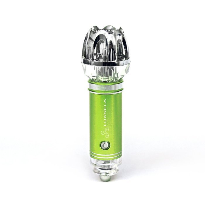 Top Quality Car Air Purifier / Ionizer by Luxnela. Removes Bad Odors, Smoke, Cigarette Smoke, Pollen, Dust (Black)