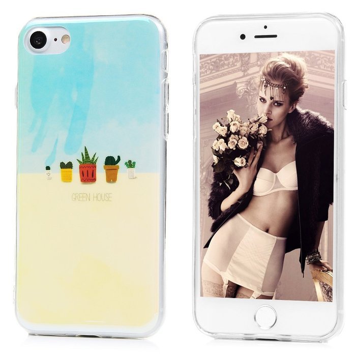 Badalink iPhone 7 TPU Case (4.7") Soft TPU Rubber Bumper Case Shockproof Flexible and Easy Grip Color-fading Resistant... N30