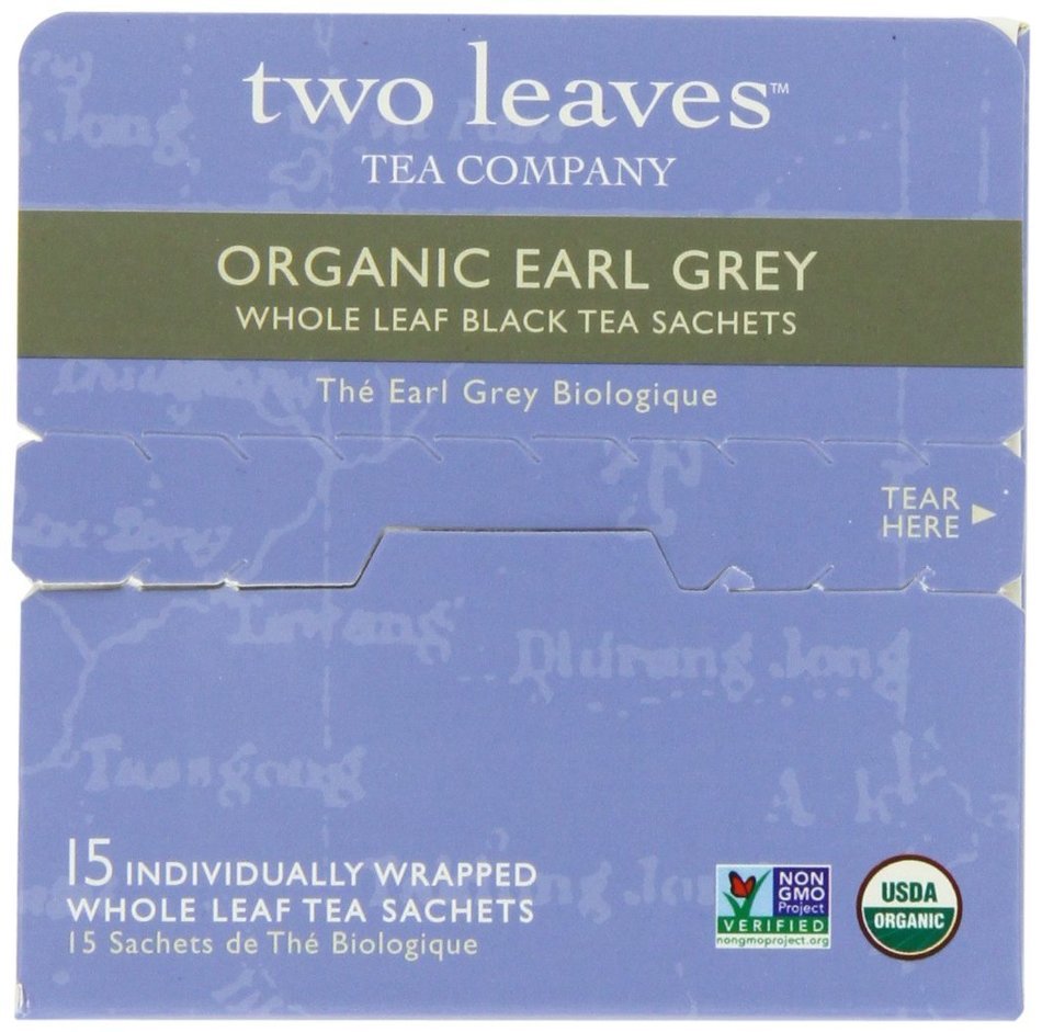 Organic Earl Grey Black Tea, 15 Count (Pack of 6) N2