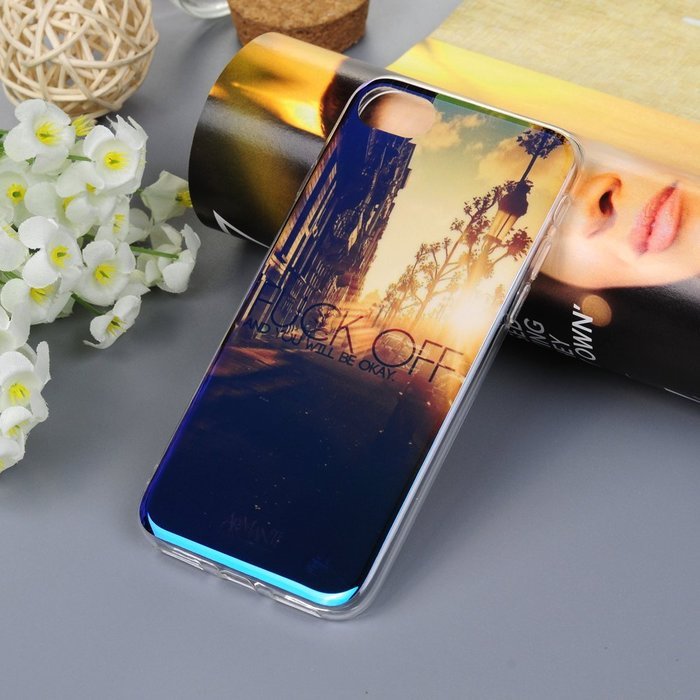 Badalink iPhone 7 TPU Case (4.7") Soft TPU Rubber Bumper Case Shockproof Flexible and Easy Grip Color-fading Resistant... N38