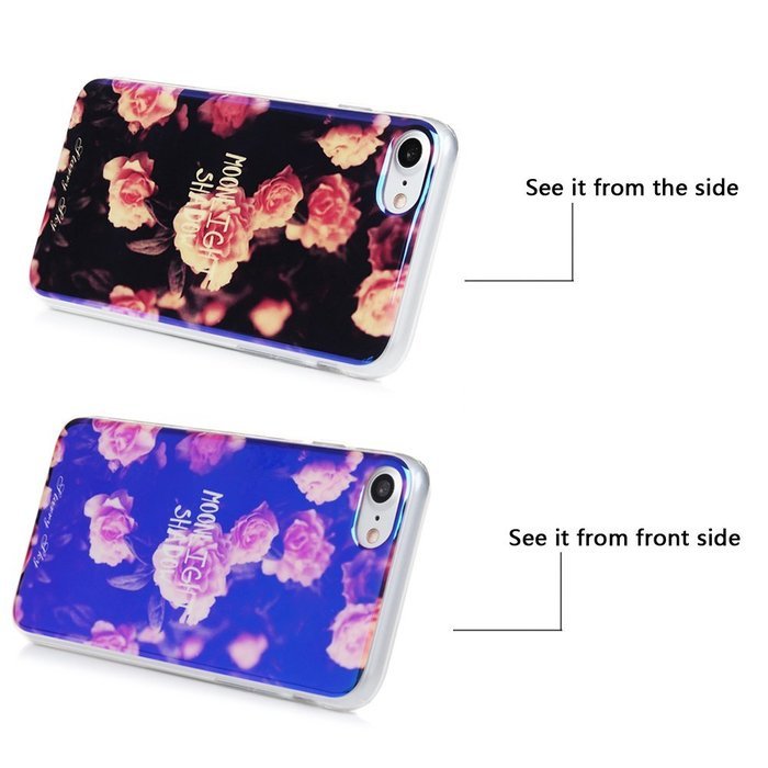 Badalink iPhone 7 TPU Case (4.7") Soft TPU Rubber Bumper Case Shockproof Flexible and Easy Grip Color-fading Resistant... N39
