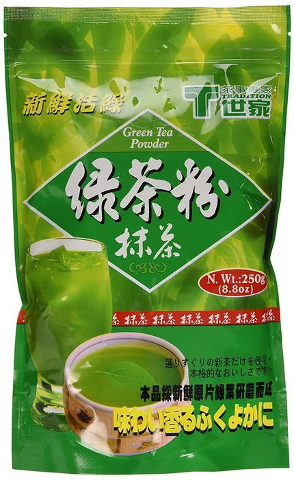 Tradition Pure Green Tea Powder, Matcha Tea Powder, Product of Taiwan, 8.8 Oz N2
