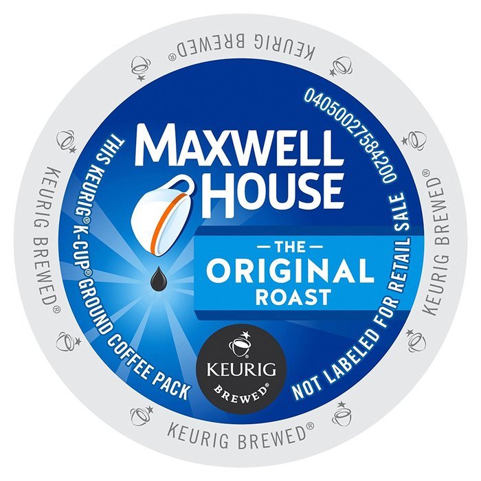 Maxwell House, Original Roast, Medium Roast, K-Cup Single Serve Coffee, 18 Count, 6.2oz Box (Pack of 2)