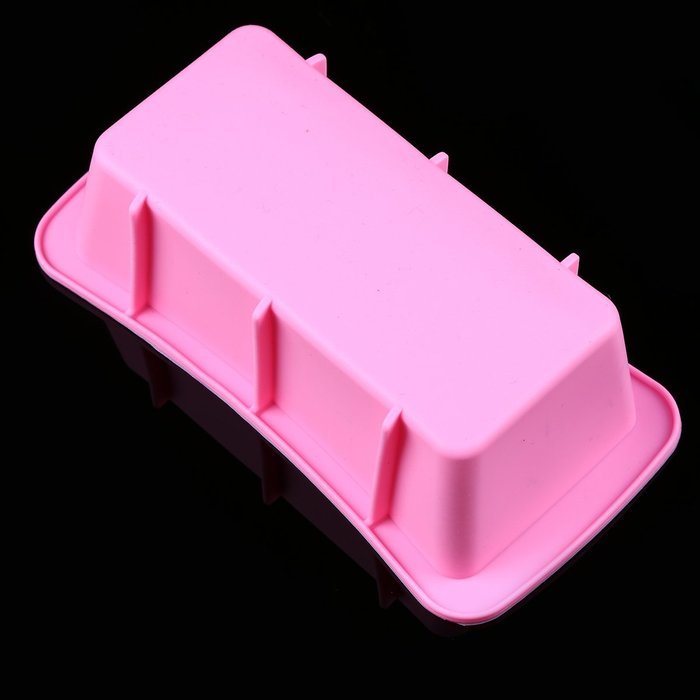 WHOSEE 2-Pack Silicone Bread Loaf Cake Mold Non Stick Bakeware Baking Pan Random Color N2