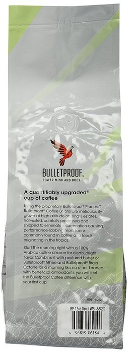 Bulletproof Upgraded 12 oz Decaf Ground Coffee N3