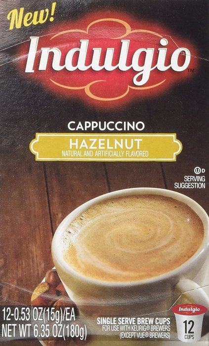 Indulgio French Vanilla Cappuccino Single Serve K-cup, 42 Count (Compatible with 2.0 Keurig Brewers) N13