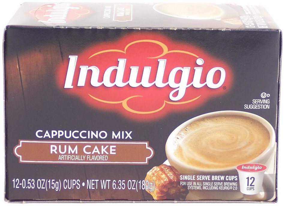 Indulgio French Vanilla Cappuccino Single Serve K-cup, 42 Count (Compatible with 2.0 Keurig Brewers) N18