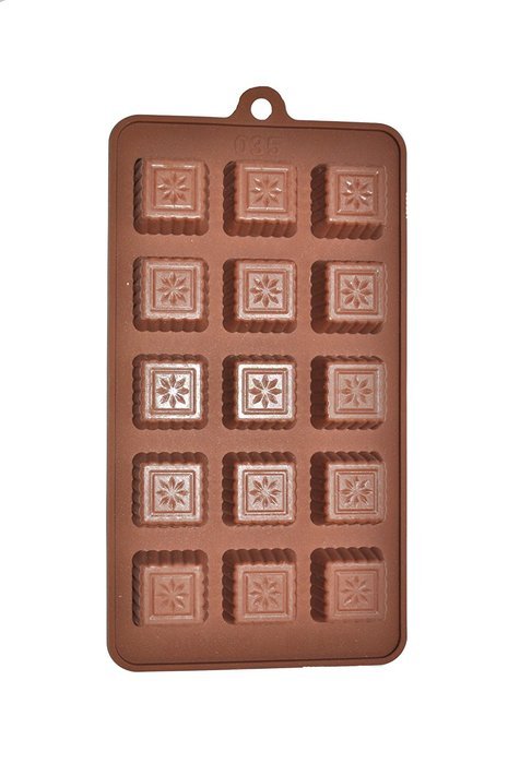 NY Cake Snowflake Silicone Chocolate Mold, 15 Cavities