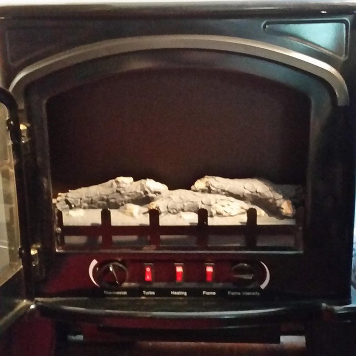 1500W Vintage Fireplace Free Standing Stove