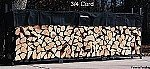 The Woodhaven 12 Foot Firewood Log Rack with Cover