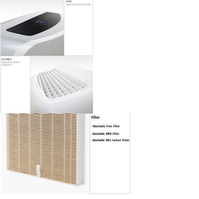 Winix WACU300 Signatur Air Purifier Cleaner Plasma wave Filter 220V N8