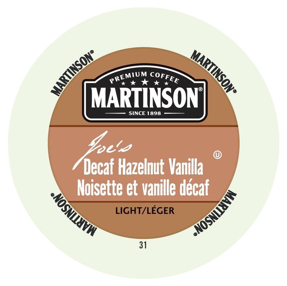 Martinson Coffee, Hazelnut Vanilla Decaf, 24 Single Serve RealCups