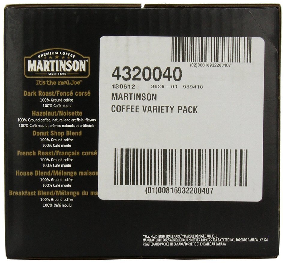 Martinson Coffee, Hazelnut Vanilla Decaf, 24 Single Serve RealCups N3