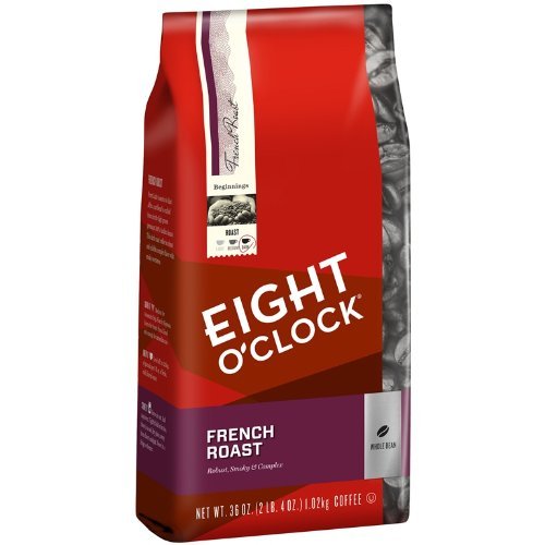 Eight O'Clock French Roast Whole Bean Coffee, 36-Ounce Bag