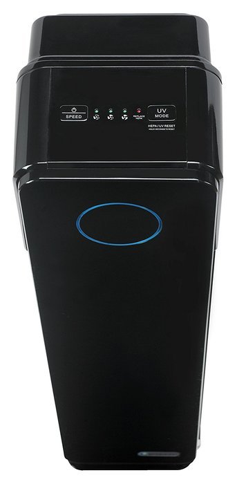 GermGuardian AC5300B Elite 3-in-1 True HEPA Air Purifier with UV Sanitizer and Odor Reduction, 28-Inch Tower N3