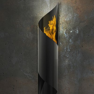 Decorpro D13300 Nuvo Wall Mounted Bio Ethanol Fireplace