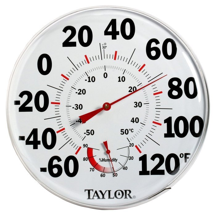 Taylor Precision Products Humidiguide Dial Thermometer (12-Inch) N2
