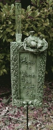 "Home is Where the Heart Is" Gauge in Moss Finish