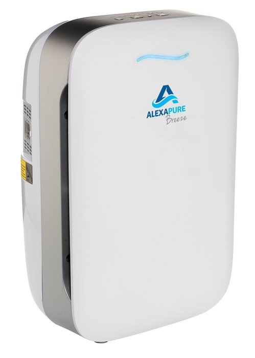 Alexapure Breeze Energy-Efficient HEPA + IonCluster Air Purification System &ndash; White