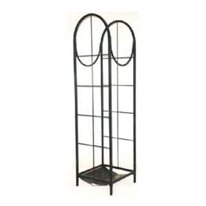 panacea products corp 15232 Black, Vertical Log Storage Rack