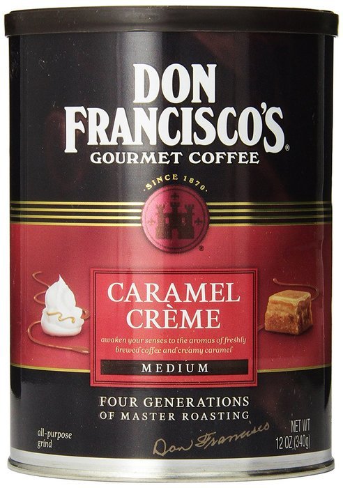 Don Francisco Coffee Caramel Creme Coffee, 12 Ounce N4