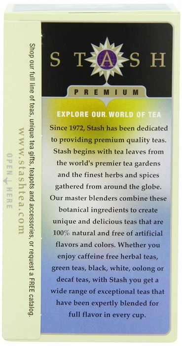 Stash Tea Licorice Spice Herbal Tea, 20 Count Tea Bags in Foil (Pack of 6) N25
