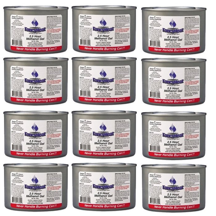 Fancy Heat Chaffing Gel Cans Food Warming Cans For Picnic 12 Pack Fireplace Gel