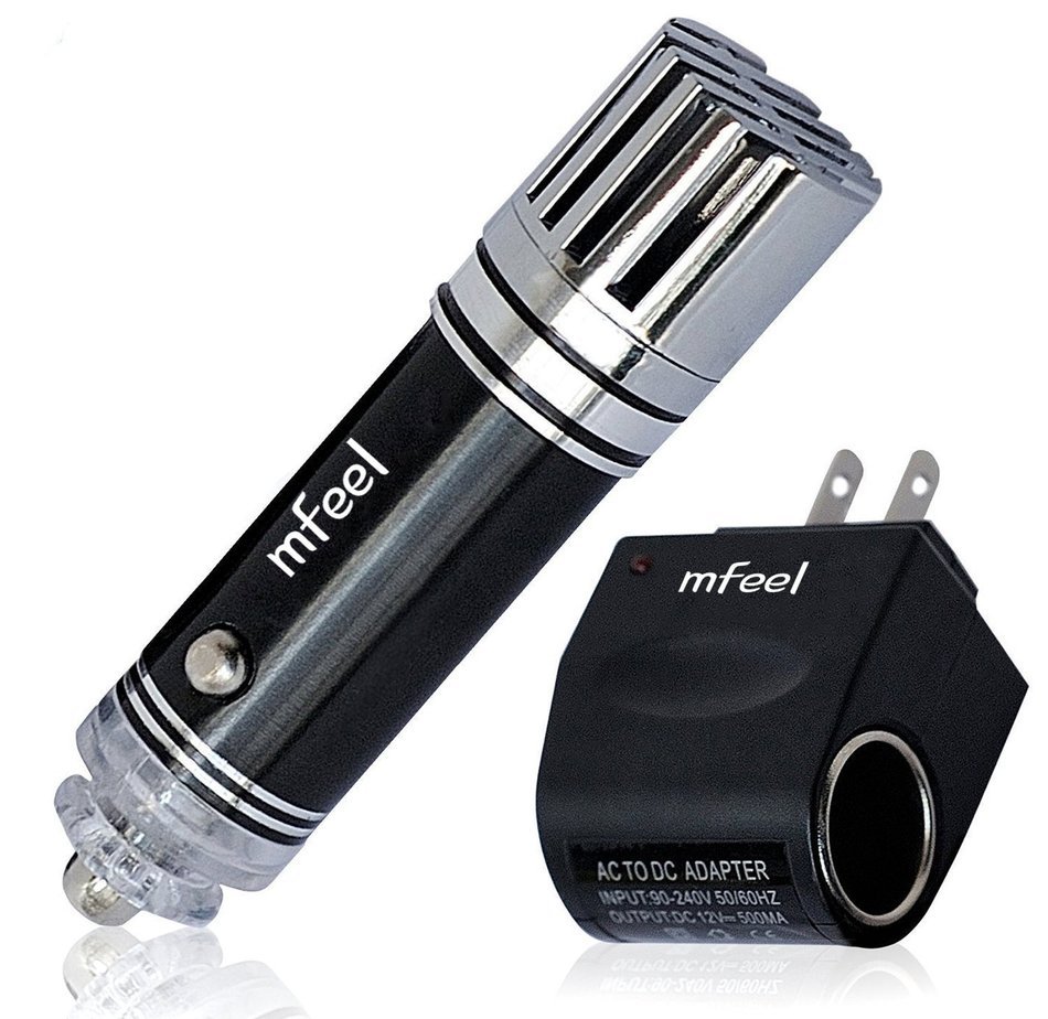 MFEEL Car Air Purifier Freshener - Powerful Ionizer that creates Ozone to Eliminate Bad smell from cigarette,... N2