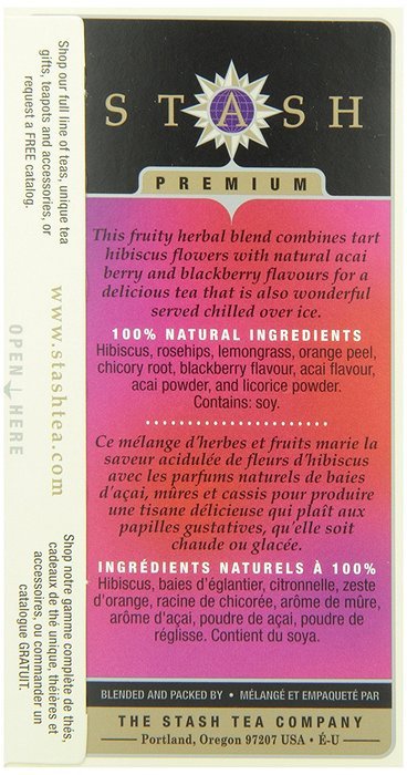 Stash Tea Licorice Spice Herbal Tea, 20 Count Tea Bags in Foil (Pack of 6) N29
