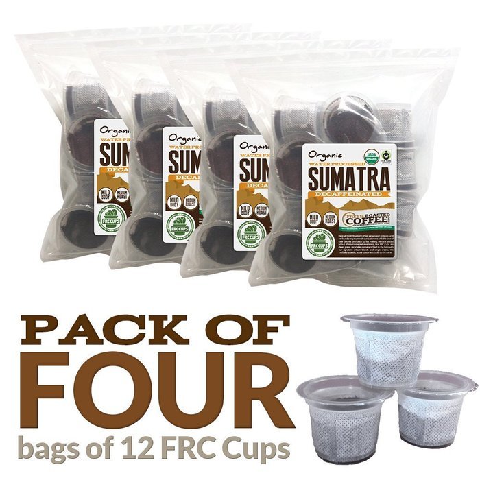 Sumatra Decaf Organic Fair Trade Coffee, Whole Bean, Mountain Water Processed Decaf Coffee, Fresh Roasted Coffee... N4