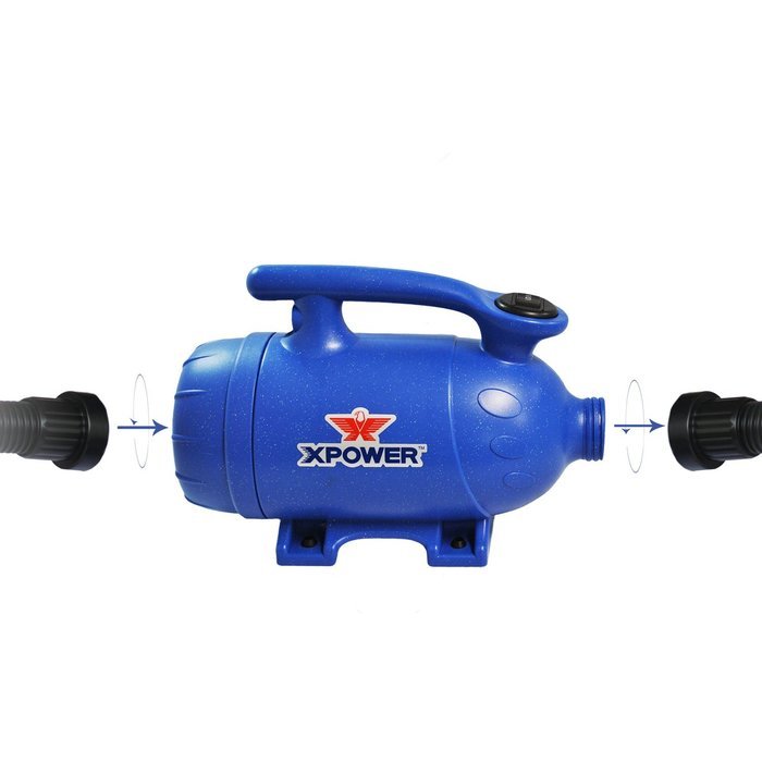 Xpower B-3 2 HP 2-Speed 2-in-1 Pet Dryer and Vacuum