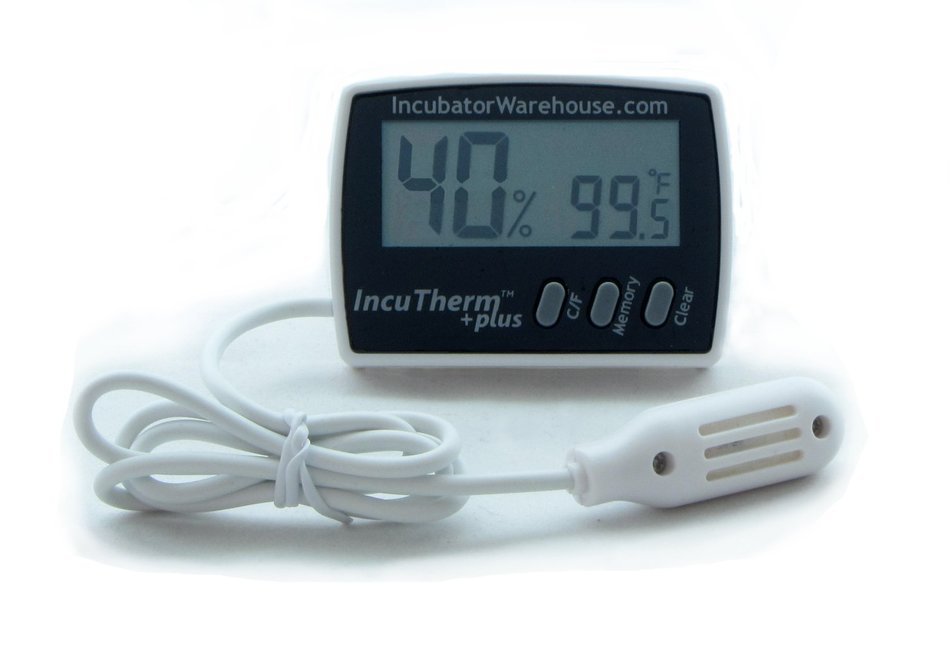 Digital Thermometer Hygrometer w Min/Max Memory & Remote Probe