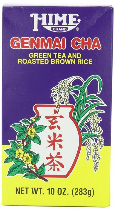 Hime Genmai Cha Green Tea and Roasted Brown Rice, 10-Ounce Boxes (Pack of 4)