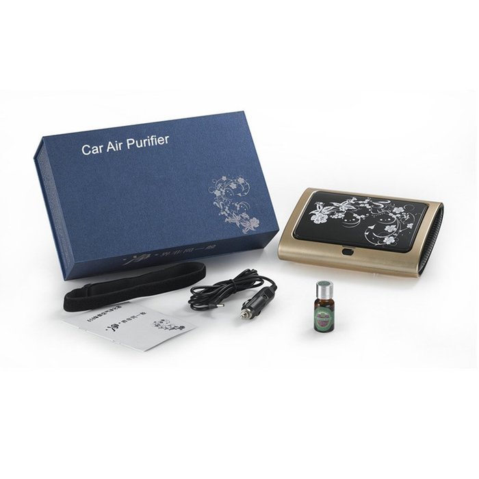 CAROLA Car Air Purifier New Version Car Air Freshener Ionic Air Purifier Removes Dust Smoke Air Cleaner Bad Smell...