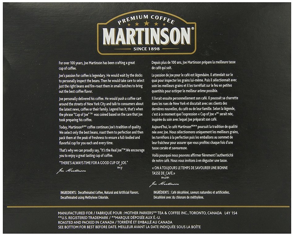 Martinson Coffee, Hazelnut Vanilla Decaf, 24 Single Serve RealCups N24