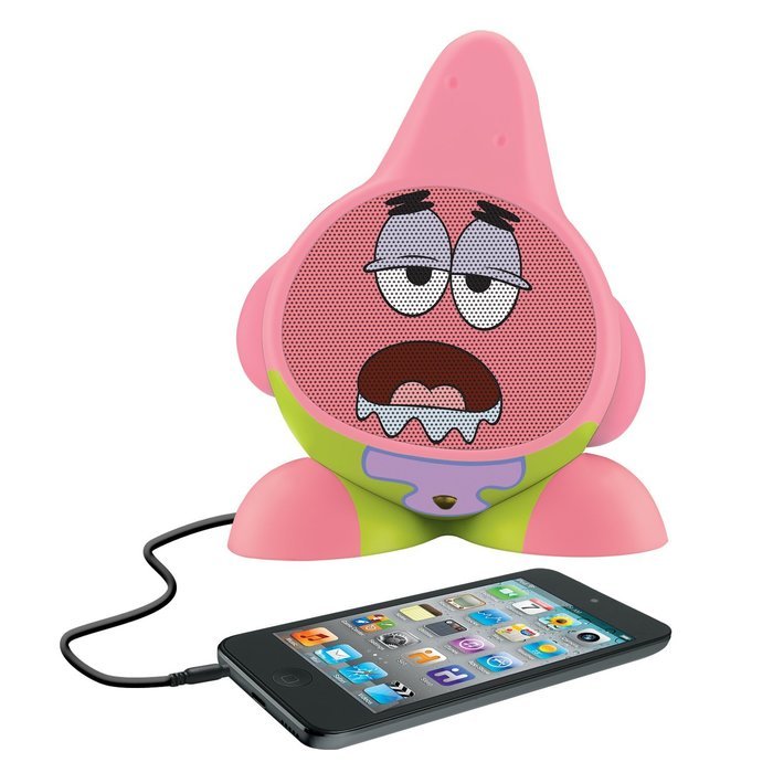 Nickelodeon Patrick Rechargeable Speaker for MP3 Players, , SB-M66T N3