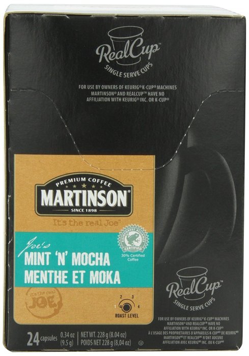 Martinson Coffee, Hazelnut Vanilla Decaf, 24 Single Serve RealCups N29