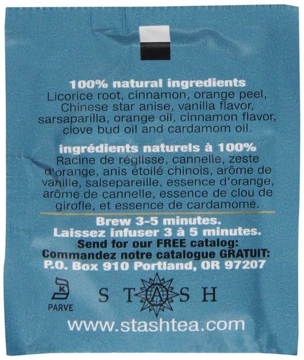 Stash Tea Licorice Spice Herbal Tea, 10 Count Tea Bags in Foil (Pack of 12) N20