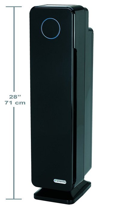 GermGuardian AC5350B Elite 4-in-1 True HEPA Air Purifier System with UV Sanitizer and Odor Reduction, 28-Inch... N8