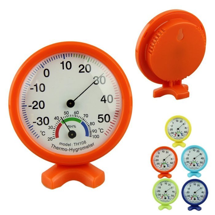 Sunward Newest Hot Sale Cute Pratical Indoor Outdoor Accurate Pointer Display Hygrometer Temperature Humidity... N2