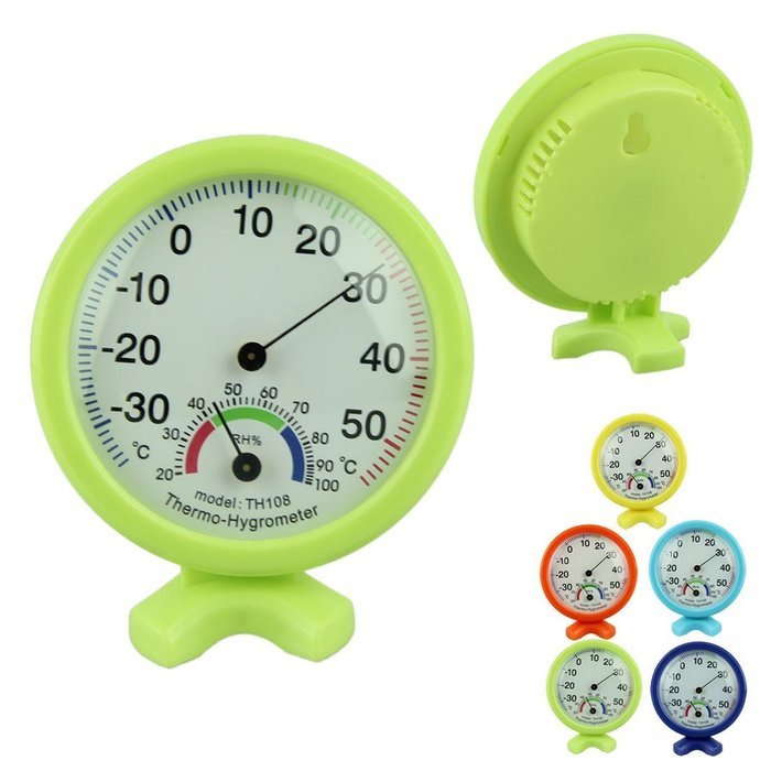 Sunward Newest Hot Sale Cute Pratical Indoor Outdoor Accurate Pointer Display Hygrometer Temperature Humidity... N3