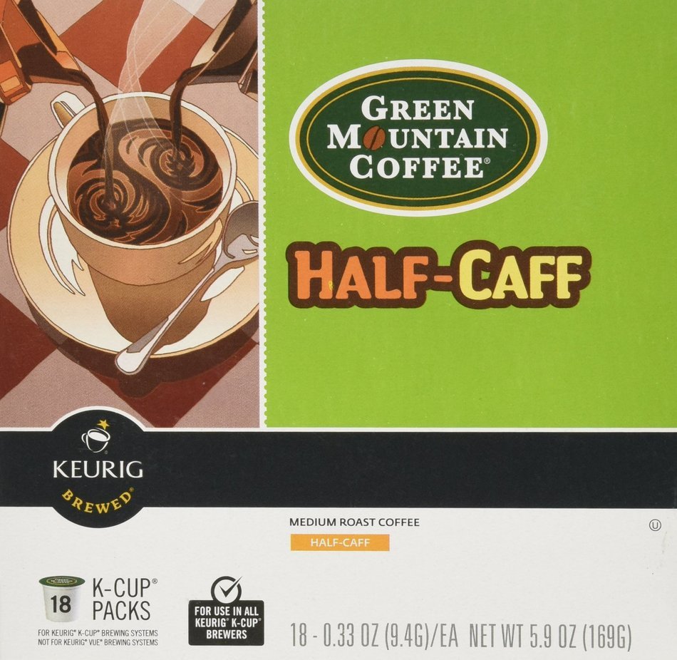 Green Mountain Coffee Half Caff - 18 ct