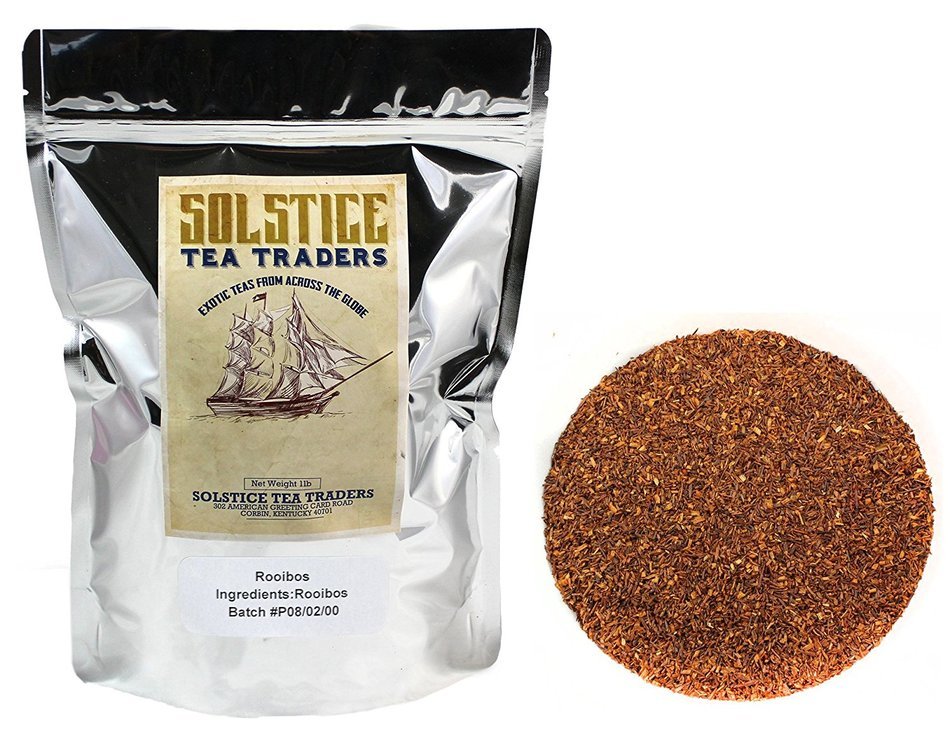 Rooibos Tea, South African Red Bush Tea, One Pound Bulk Loose Rooibos 175+ Cups N10