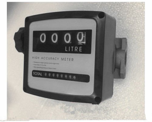 WunTai 1" Diesel Fuel Oil Flow Meter Counter 0-120L/Min High Accuracy Meter