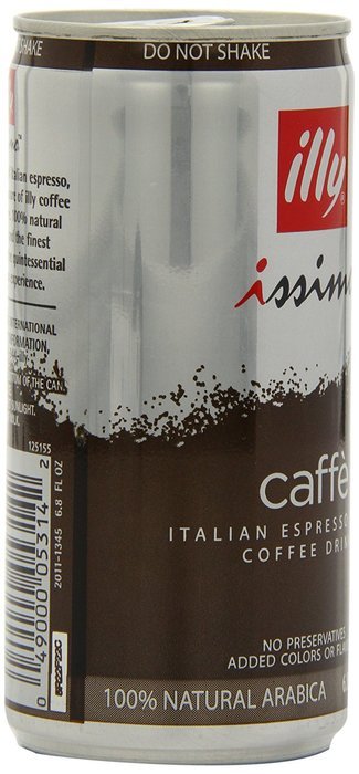 illy issimo Coffee Drink, Caff&egrave;, 6.8-Ounce Cans (Pack of 12)
