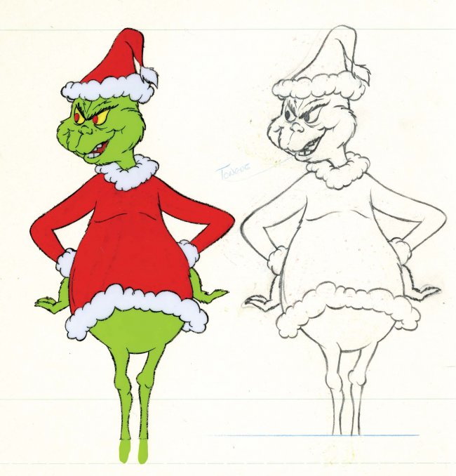 How The Grinch Stole Christmas Cartoon Drawings free image download