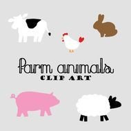 Farm Animal Clip Art N4